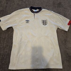1988 Authentic England National Team Soccer Jersey